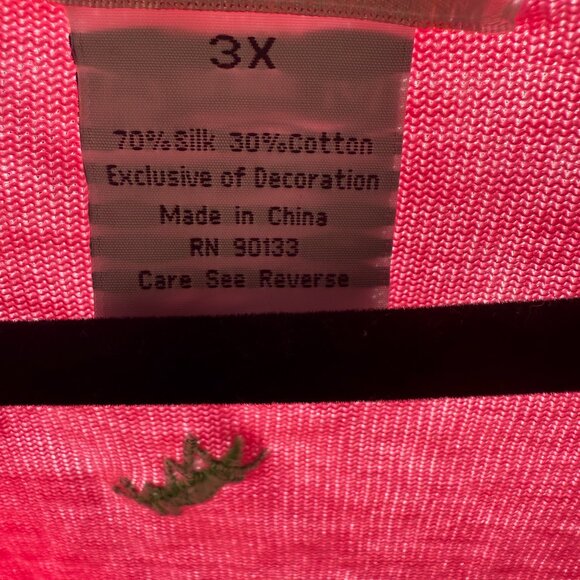Quacker Factory Plus Size Cardigan Pink with Crickets Size 3X EUC - Picture 4 of 10
